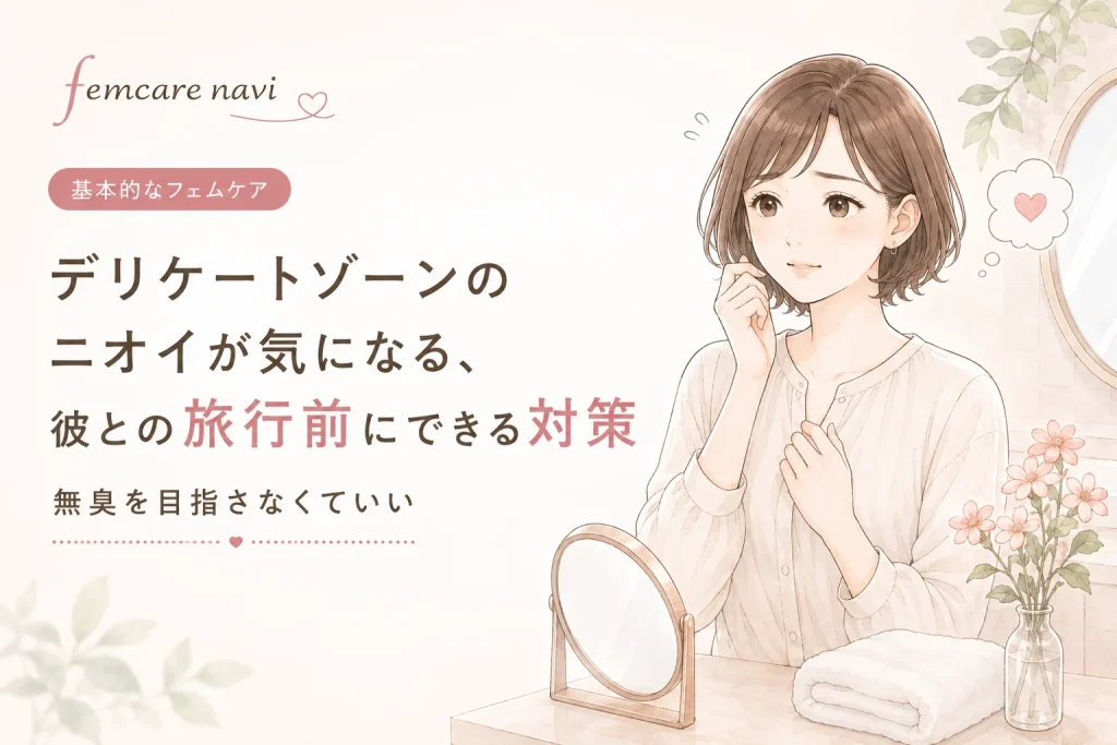 デリケートゾーンのニオイが気になる・・彼との旅行前にできる対策
