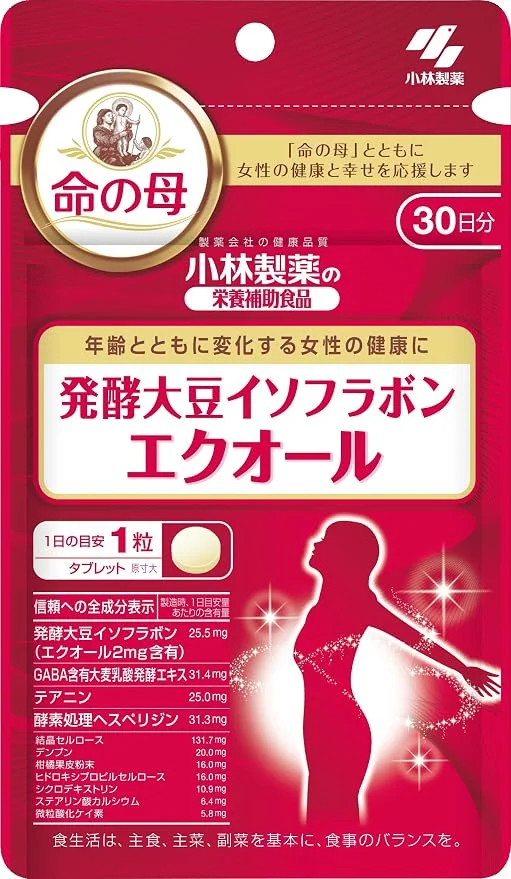 小林製薬の栄養補助食品 [ 公式 ] 命の母 エクオール サプリ 30日分