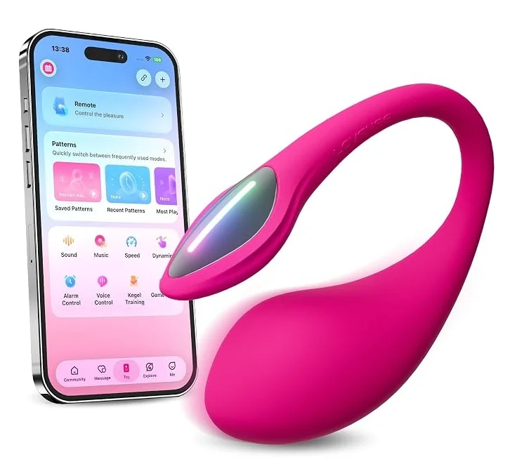 LOVENSE Lush Mini ラッシュミニ アプリ遠隔操作 たまご型 静音 防水 小型 女性用セルププレジャーグッズ